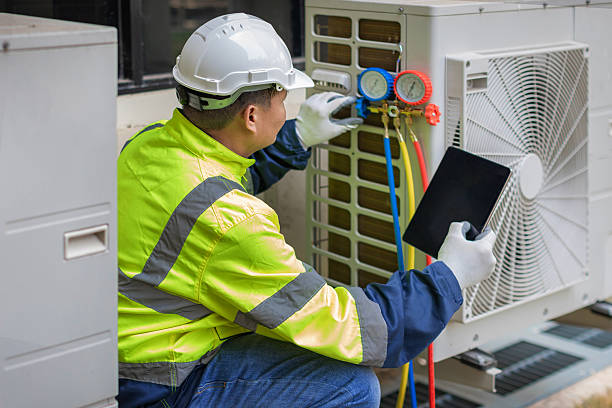 Professional Hvac technician working in Lawrence, NY